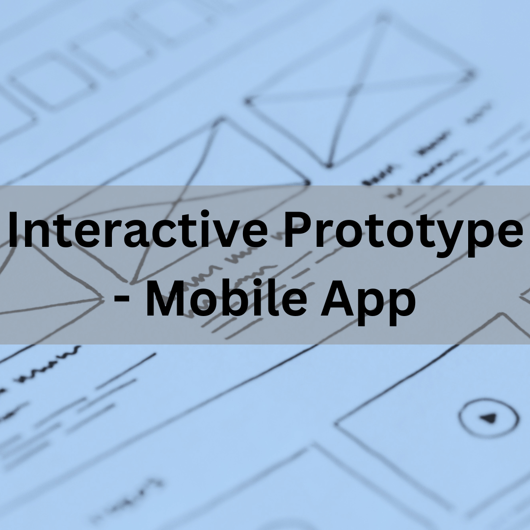 Interactive prototype mobile app